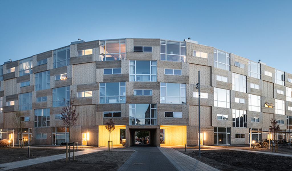 Un edificio sostenible en Copenhague que mejora la vida urbana