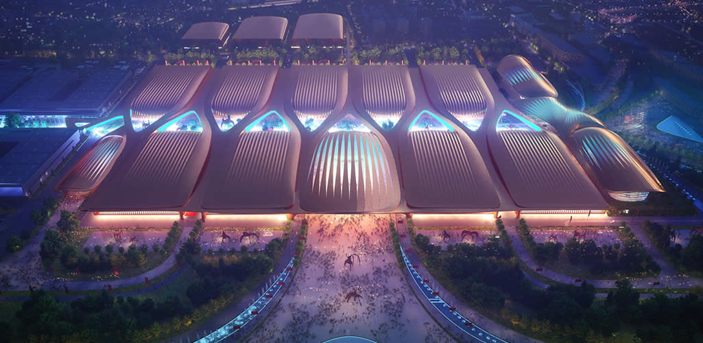 Zaha Hadid Architects diseña la ampliación del centro de exposiciones de Beijing