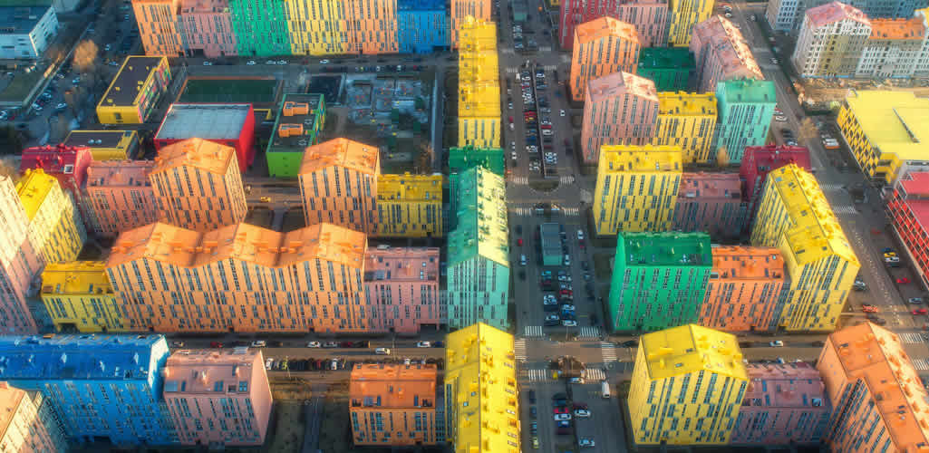 Esta ciudad europea se construyó para parecerse a bloques de Lego