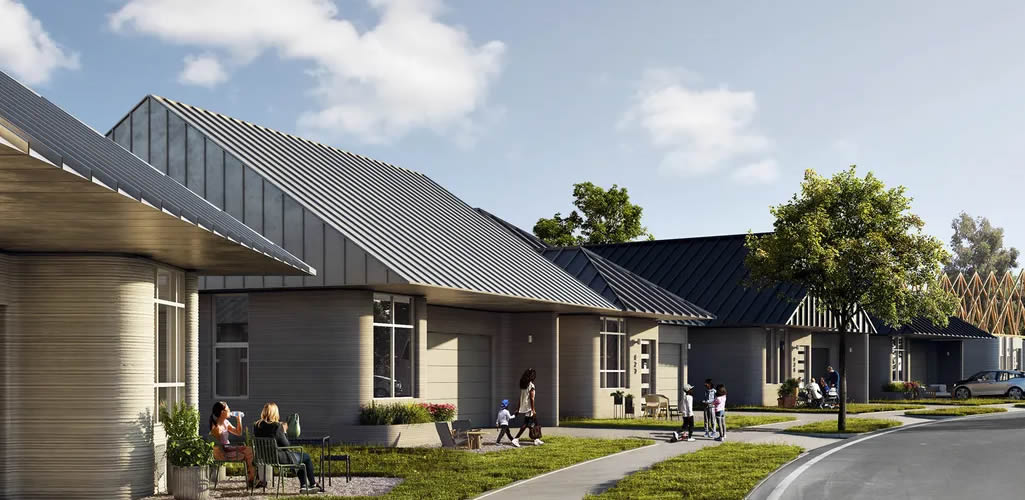 La comunidad más grande de casas impresas en 3D estará en Texas