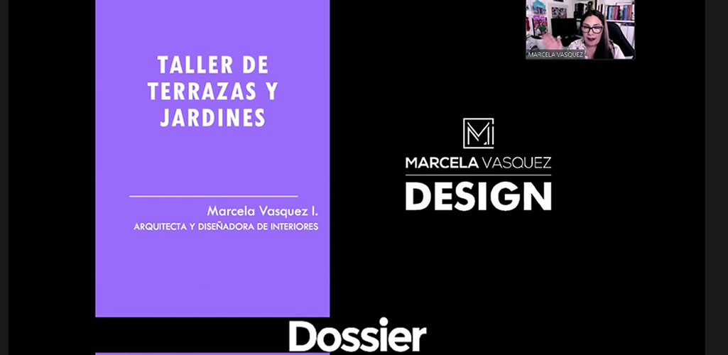 Dossier presentó el curso online: "Diseño y tendencias en Terrazas y jardines"