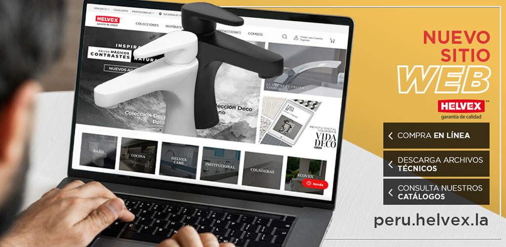 Helvex Perú estrena página web, con nuevo diseño y la opción de venta en línea