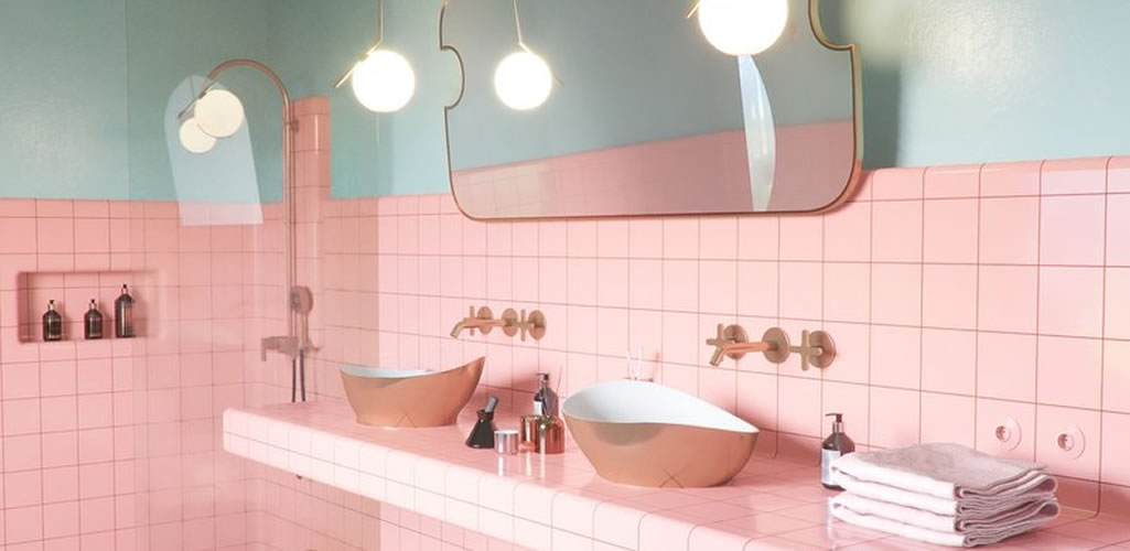 El regreso del diseño retro en baños modernos