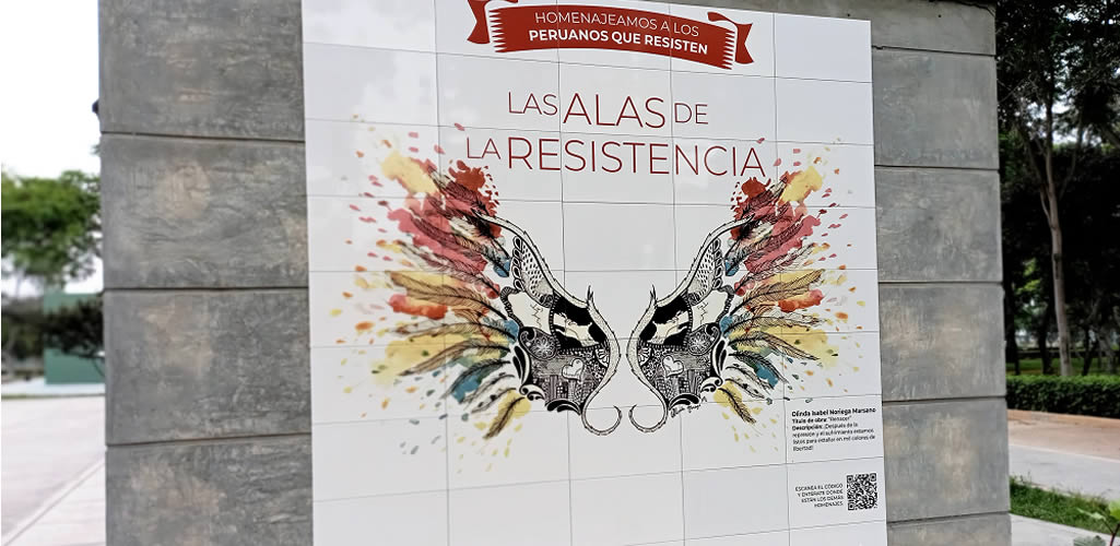 “Alas de la resistencia” exhiben murales en parques zonales que son símbolo de fortaleza en tiempos de pandemia