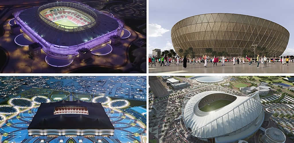 Estos son todos los estadios de fútbol de la Copa Mundial de la FIFA 2022 en Qatar