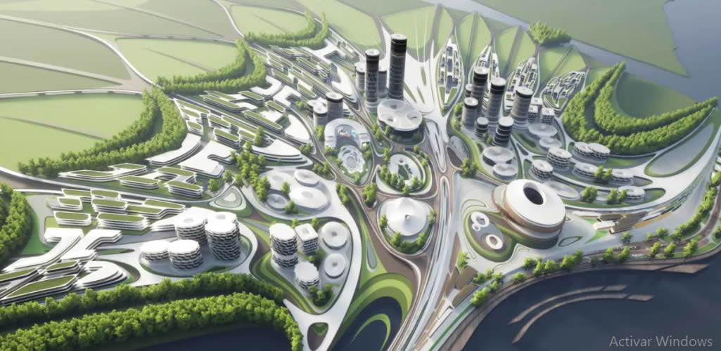 Ésta es la ciudad que Zaha Hadid está construyendo en el Metaverso