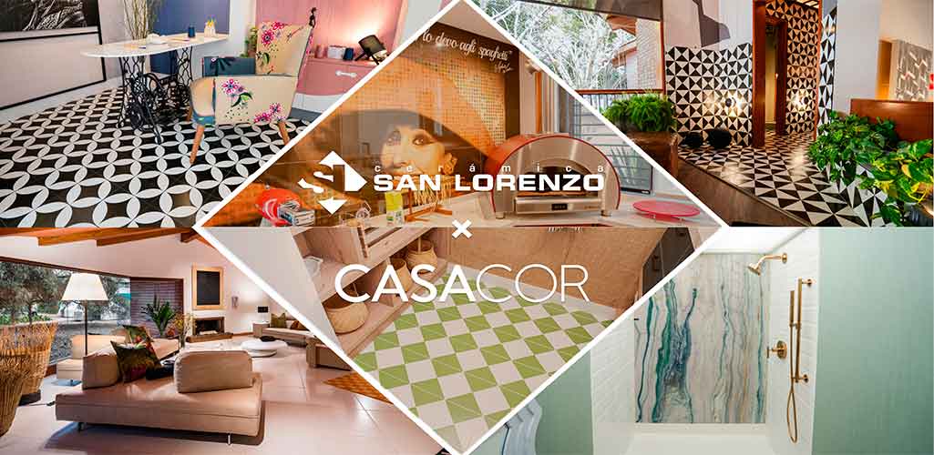 Cerámica San Lorenzo reviste de color y diseño los ambientes de Casacor 2022