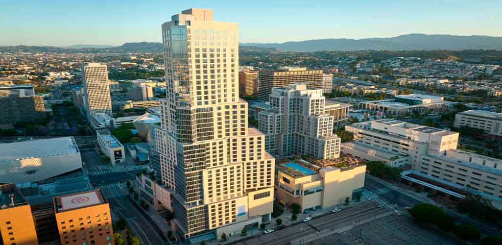 Inaugurado el rascacielos The Grand de Frank Gehry en Los Ángeles