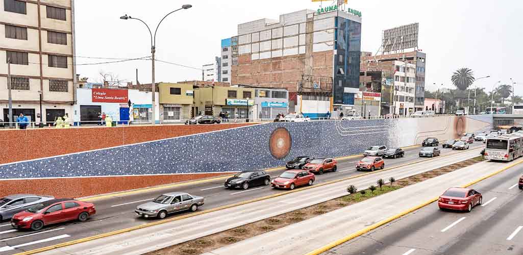 Cerámica San Lorenzo: Un nuevo rostro, inauguran mural que recupera la belleza artística de la Vía Expresa