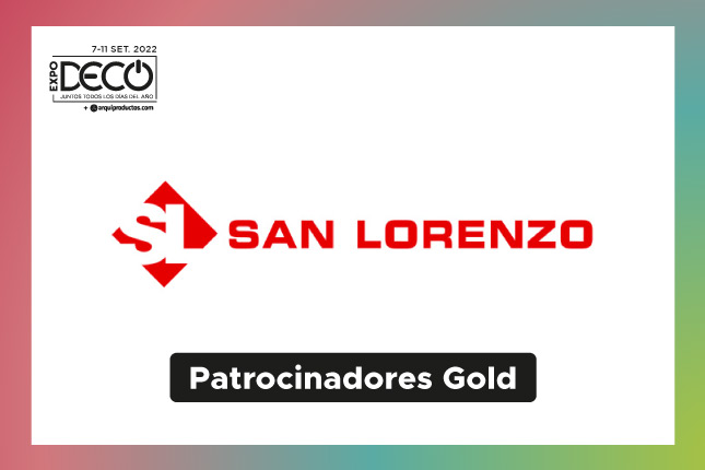 Cerámica San Lorenzo patrocinador Gold de Expodeco 2022
