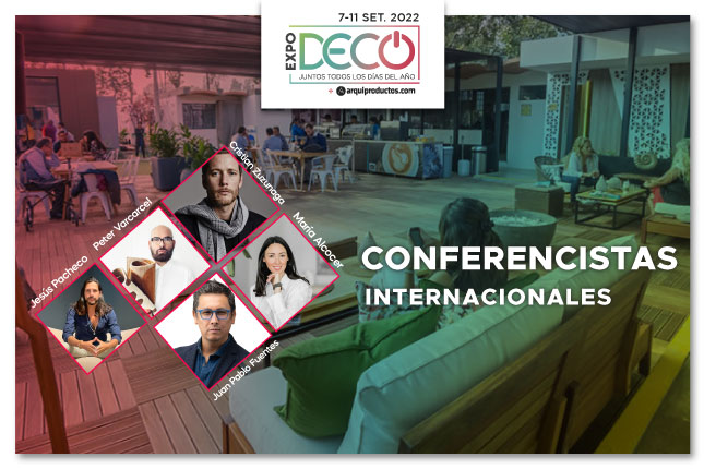 Conferencistas internacionales en Expodeco