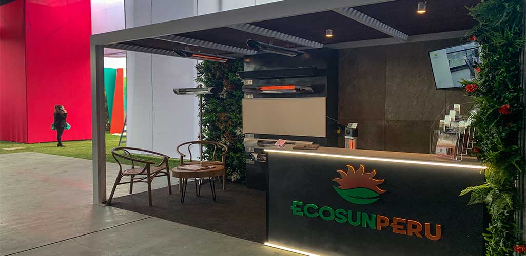 La empresa líder en calefacción Ecosun Perú esta presente en Expodeco por primera vez.