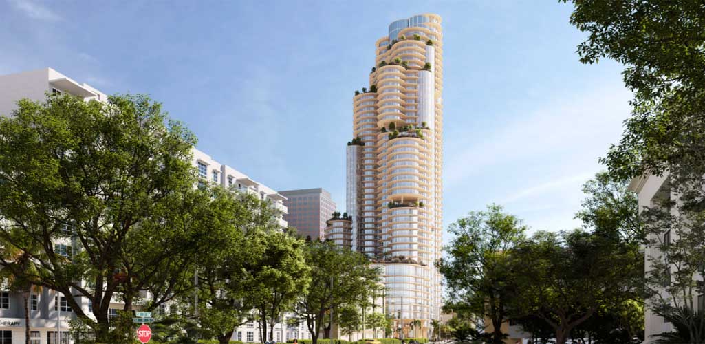 ODA diseña rascacielos cilíndrico para Fort Lauderdale