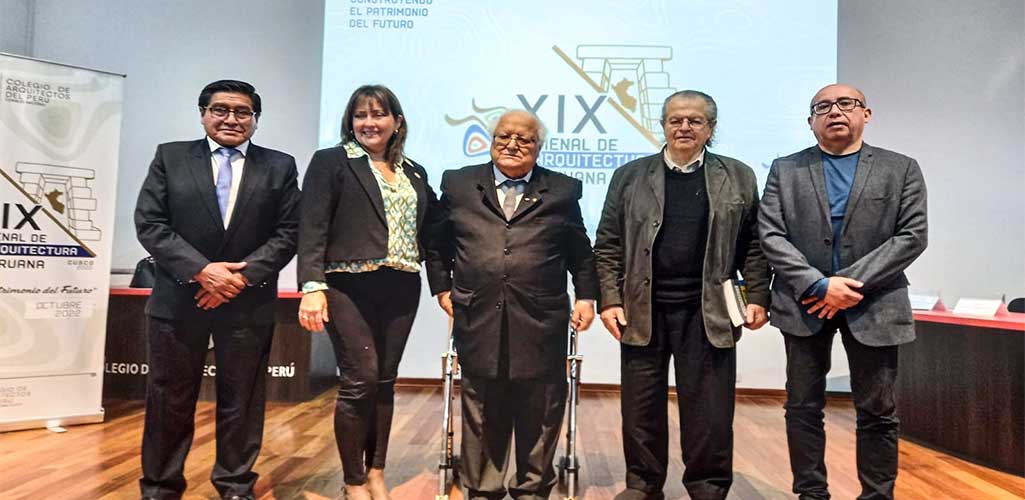Dossier presente en la conferencia de lanzamiento de la Bienal de arquitectura peruana