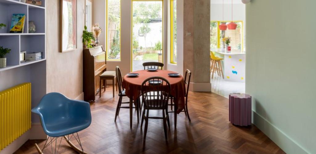 Office S&M diseña una casa llena de color y geometría en Londres
