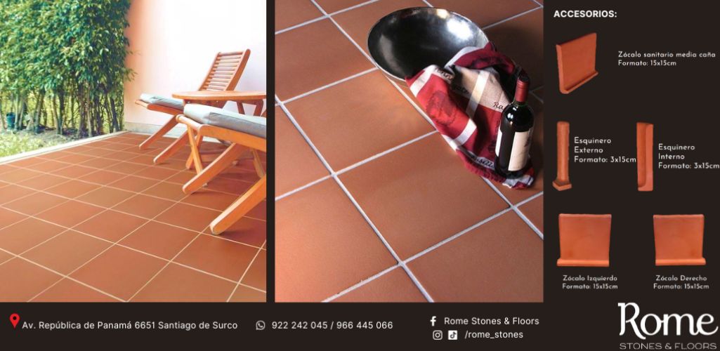 Rome Stone & Floors: La versatilidad del piso Gres antiácido rectificado