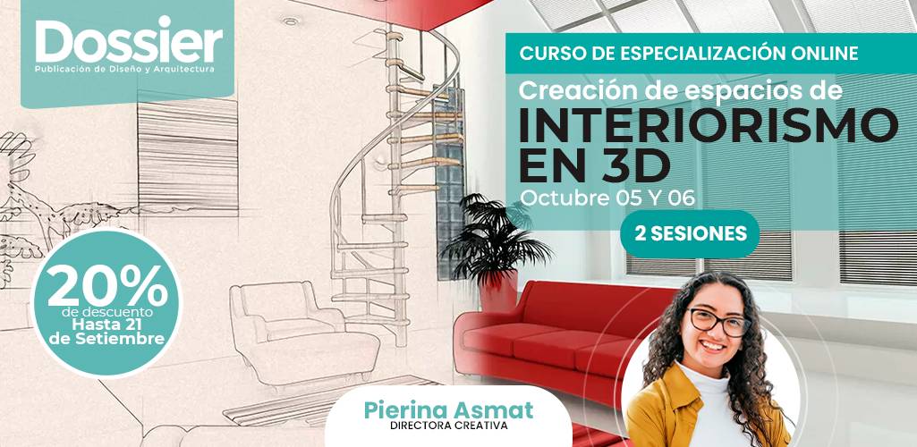 Refuerza tu perfil profesional y certifícate con el curso de “Creación de espacios de interiorismo en 3D”