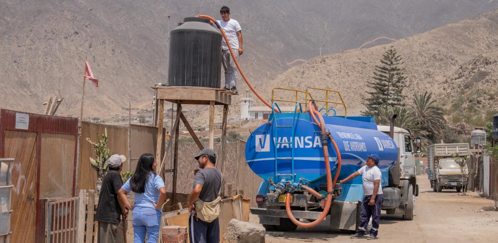 Día Mundial del Agua: Vainsa dona 3500 litros de agua en Lurín