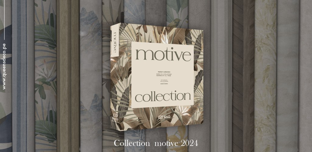 Queen's Deco presenta "Motive": su asombrosa nueva colección de papel tapiz para este 2024