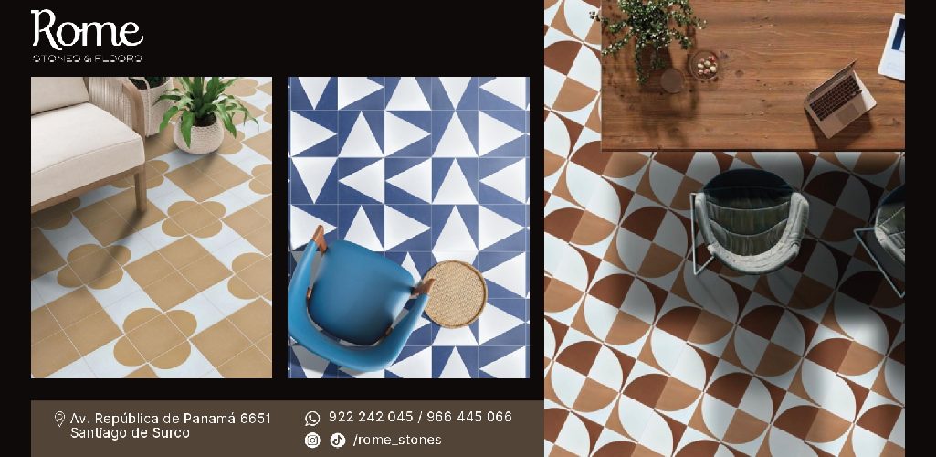 ROME STONES & FLOORS presenta sus cerámicos decorativos Handmade