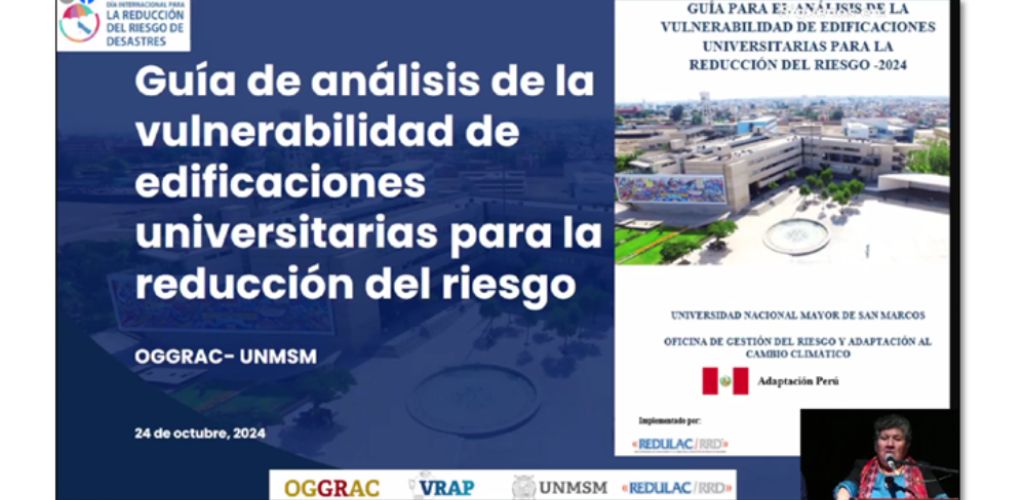 UNMSM publicará la Guía para el Análisis de la Vulnerabilidad de edificaciones Universitarias para la Reducción del Riesgo