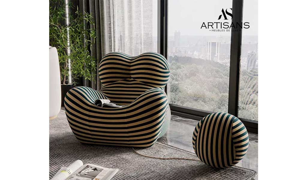 ARTISANS - Sillón CHANNEL, set de 2 piezas